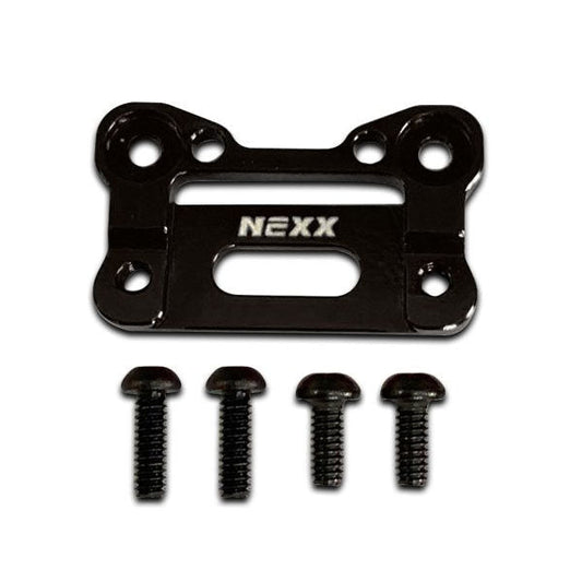 NEXX Racing NX-205 Alu Interchangeable Front Body Mount Base, Black
