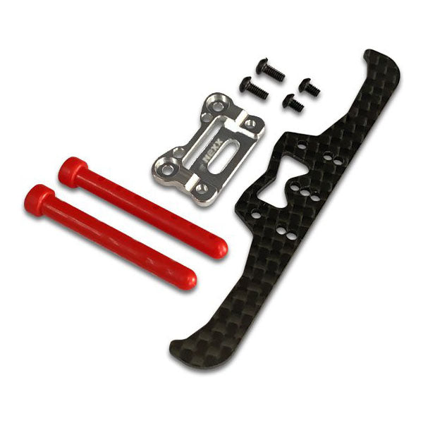NEXX Racing NX-215 Pancar Carbon Bumper with Aluminum Adapter, Silver
