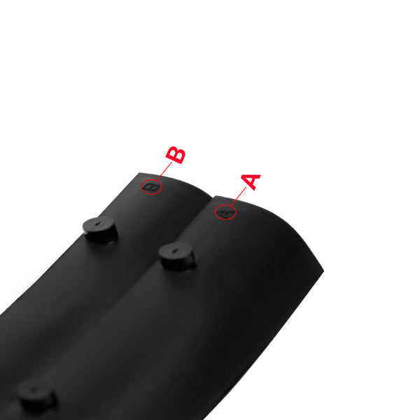 Nexx Racing Part # NX-294-BL Plastic Spoiler Set (BLACK)