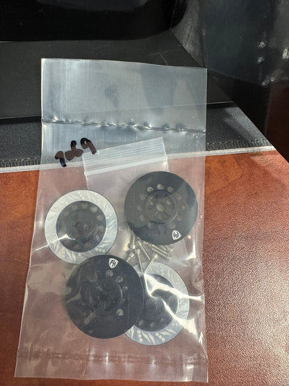Powerhobby Dummy Disc Brake Hex Black FOR Kyosho Fazer