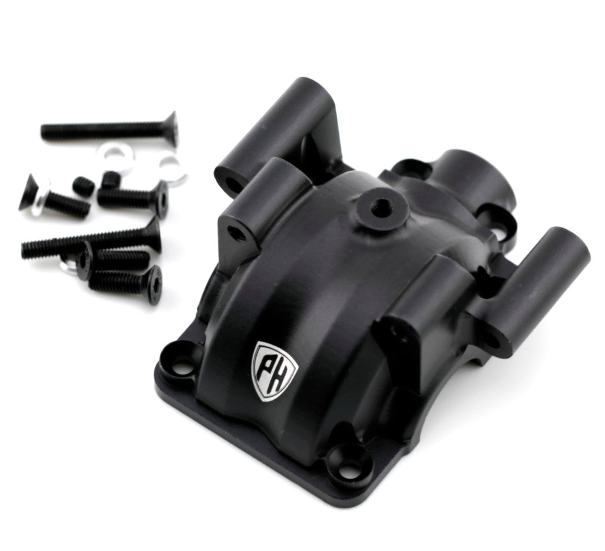 Powerhobby Aluminum Rear Gearbox Cover Black Kyosho Fazer / Mad Van VE