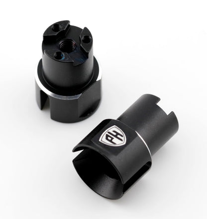 Powerhobby Aluminum Rear Wheel Shaft Black Kyosho Fazer MK2