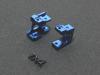 PN Racing Part #MA0116B Mini-Z MA010 Alum 98mm Adapter Set Blue