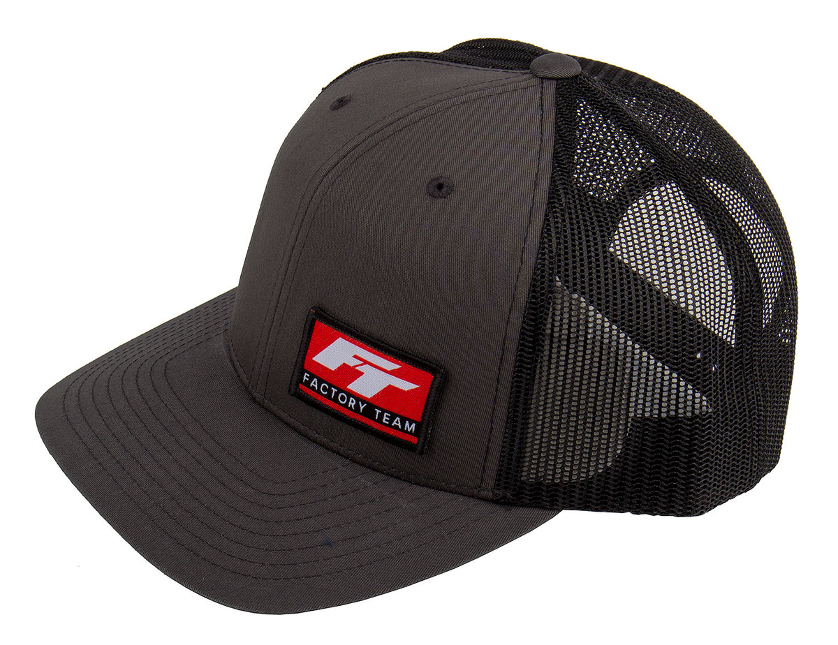 Factory Team Logo Trucker Hat, curved bill