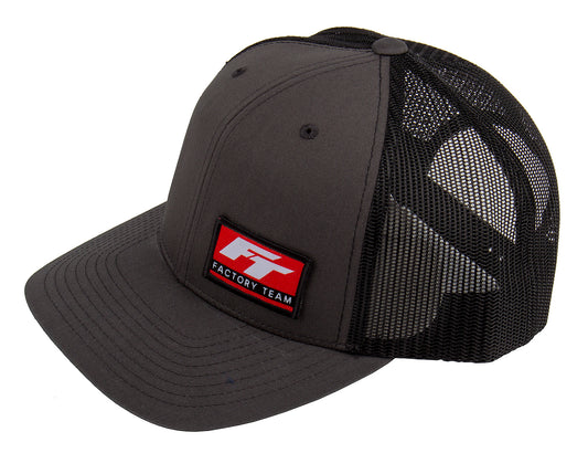 Factory Team Logo Trucker Hat, curved bill