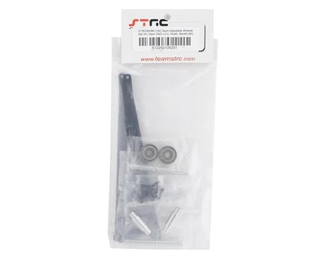 STRC Part #ST3678WGM Aluminum Adjustable Wheelie Bar Kit, for Traxxas Slash 2WD LCG / Rustler / Bandit, GUN METAL