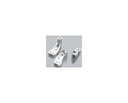 STRC Part #STLB1620S CNC Machined Precision Aluminum Steering Bellcrank Set for XX-SCT SILVER