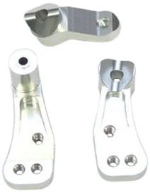 STRC Part #STLB1620S CNC Machined Precision Aluminum Steering Bellcrank Set for XX-SCT SILVER