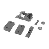 Tekno Part #TKR6546B Wing Mount and Bumper (one-piece mount, EB410.2)