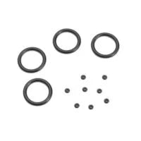 Tekno Part #TKR6714 Emulsion O-ring Set (4x cap seals, 8x emulsion o-rings, for 13mm shocks)