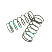 Tekno Part #TKR7042 Shock Spring Set (front, 1.4×7.625, 5.25lb/in, 50mm, green)