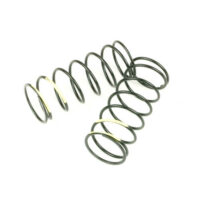 Tekno Part #TKR7043 Shock Spring Set (front, 1.4×7.375, 5.48lb/in, 50mm, yellow)