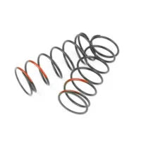 Tekno Part #TKR7045 Shock Spring Set (front, 1.4×7.0, 5.90lb/in, 50mm, red)