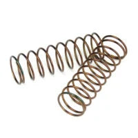 Tekno Part #TKR7244 Shock Spring Set (rear, 1.3×10.5, 2.61lb/in, 63mm, green)