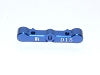 PN Racing ZX5 Alm. Front Arm Holder D15 (Blue) Part#: ZX5002D15B