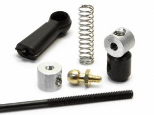 HPI Racing Part #A889 Slide Carb Throttle Linkage Set (RTR Nitro RS4/Nitro 2)