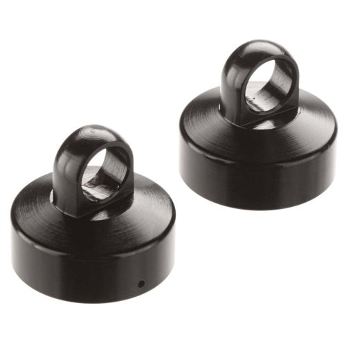 ARRMA AR330204 Shock Cap Upper Aluminum Black (2) Typhon Kraton - PowerHobby