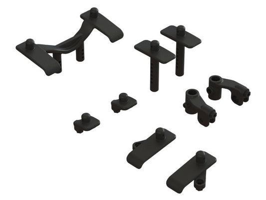 Arrma ARA320485 Body Post Set Kraton 4X4 8S - PowerHobby