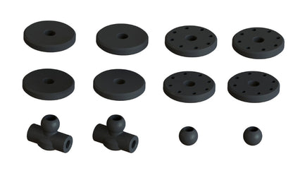 Arrma Shock Set Bore 16mm Length 134mm Piston  8x1.4mm OIL 1000cst Kraton - PowerHobby