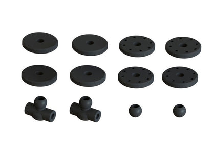 Arrma Shock Set Bore 16mm Length:77mm Piston: 8X1.2MM Oil:2000CST Infraction - PowerHobby