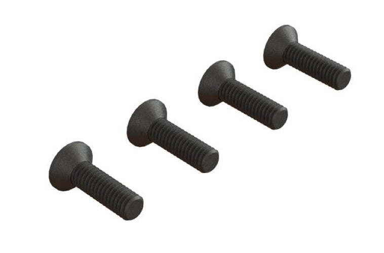 Arrma ARA722414 Flat Head Screw M4x14mm (4) - PowerHobby