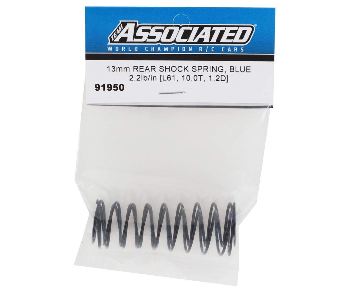Associated 13mm Rear Shock Spring (Blue/2.2lbs) ASC91950 91950