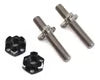 AVID Part#: AV1064 B6/B6M Titanium Battery Post & Aluminum Nut Set
