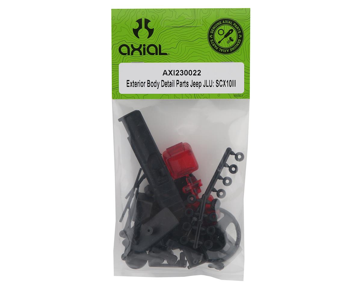 Axial Part #AXI230022 SCX10 III Jeep JLU Exterior Body Detail Parts