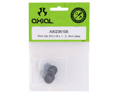 Axial Part #AXI236106 9.5x16x.1 / .3/ .5mm Shim Set (18)