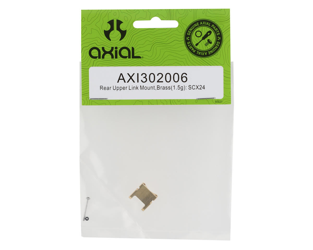Axial Part #AXI302006 SCX24 Brass Rear Upper Link Mount (1.5g)