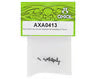 Axial Part #AXA0413 2.6x8mm Self Tapping Flat Head Screw (Black) (10pcs)