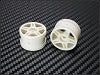 PN Racing Part #BL5002 Mini-Z Buggy Laser Star Rear Wheel White (2pcs)