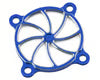 Team Brood Part #BRO-TBR-30MMBFCU 30mm Aluminum Fan Cover (Blue)
