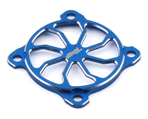 Team Brood Part #BRO-TBR-FANCOVERBLUE Aluminum 30mm Fan Cover (Blue)