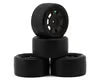 BSR Racing Part #RR2028 1/12 Race Radial Pre-Mounted Rubber Carpet Tires (4) (28 Shore)