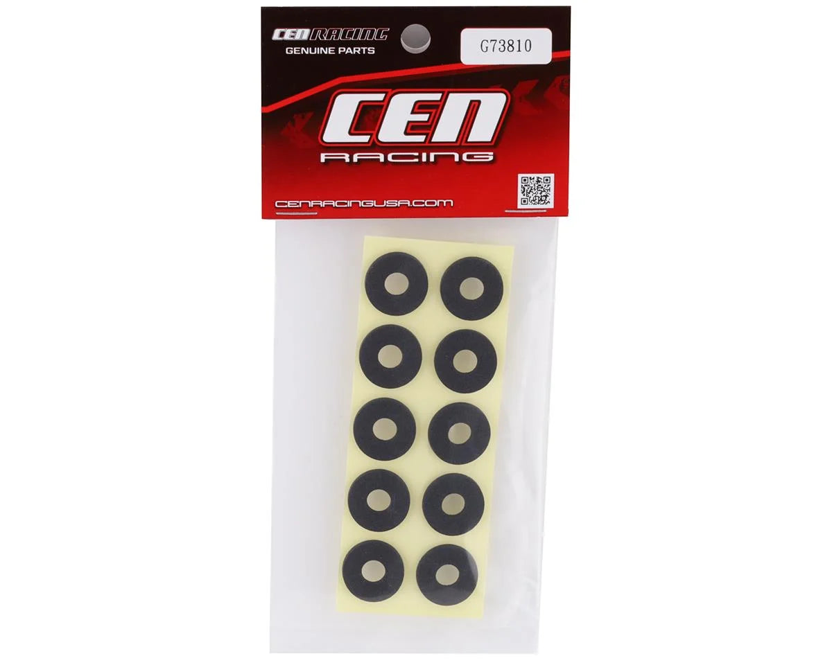 CEN Racing Part #CEGG73810 7x18x2mm Foam Body Shell Protector Pad Set (10)