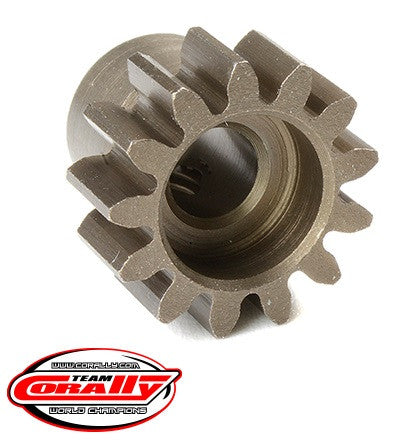 Team Corally Part #C-72713 M1.0 Pinion - Short - Hardened Steel - 13 Teeth - Shaft Dia. 5mm