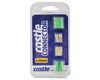 Castle Creations Part #CSE011-0065-00 4mm Polarized Bullet Connector Set (Male/Female)