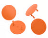 DE Racing Part #DER-GMP-O Gambler Dirt Oval Mud Plugs (Orange) (4pcs)