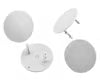 DE Racing Part #DER-GMP-W Gambler Dirt Oval Mud Plugs (White) (4pcs)