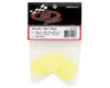 DE Racing Part #DER-GMP-Y Gambler Dirt Oval Mud Plugs (Yellow) (4pcs)