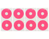 DE Racing Part #DER-SD1-P 1/10 Buggy Wheel Sticker Disk (Hot Pink) (8)