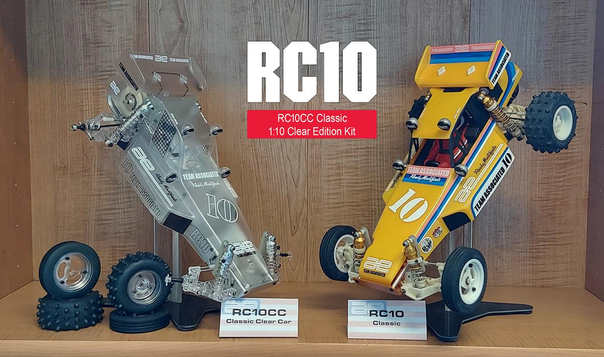 RC10CC Classic Clear display shot