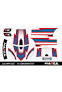 MARKA RACING Part # MRK-5320 SKIN ADHESIVE JOMUREMA BODY JR-GT01 COLOR 1
