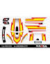 MARKA RACING Part # MRK-5323 SKIN ADHESIVE JOMUREMA BODY JR-GT01 COLOR 4