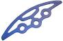 RPM Part #80275 Impact-Absorbing Front Bumper for the Associated NTC3 - Blue
