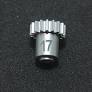 PN Racing Part #MA0118-17 Mini-Z AWD Alum Hard Coated Pinion Gear 17T