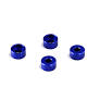 Kyosho Part #MZW418-25 Al Friction Mount Collar 2.5mm Blue 4pcs