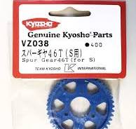 Kyosho Part #VZ038 Spur Gear 46T (for S) Blue