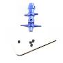 E-Flite Part #EFLH1245 Blade Aluminum Lower Rotor Head Set (BCX/CX2) Blue